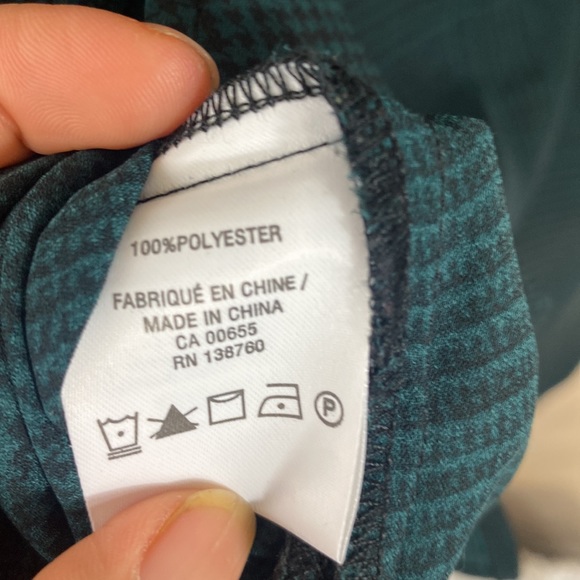 166. Beautiful green tunic button shirt - Picture 6 of 8